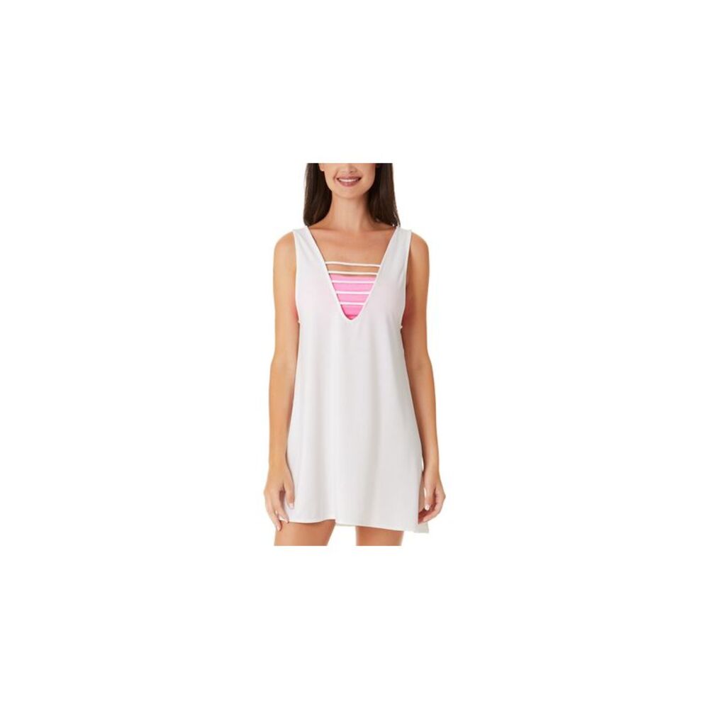 California Waves Juniors' Strappy Swim Cover-Up Dress